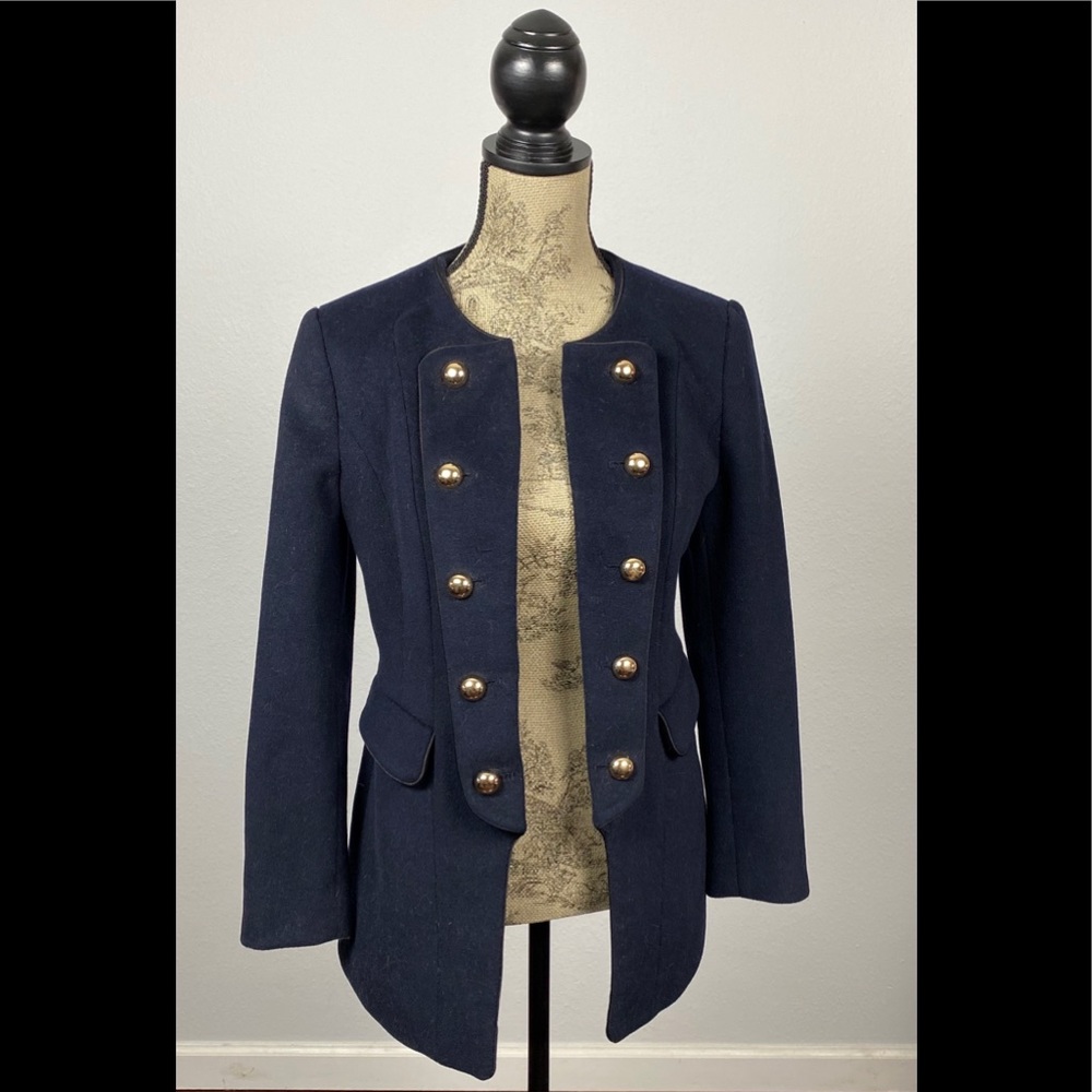 Forever 21 navy blue trendy jacket